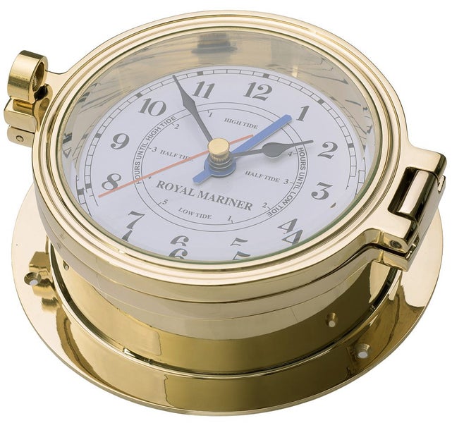 NZ retailer. Royal Mariner® Time and Tide Clock. Dial design unique to NZ C622T Carousel 1