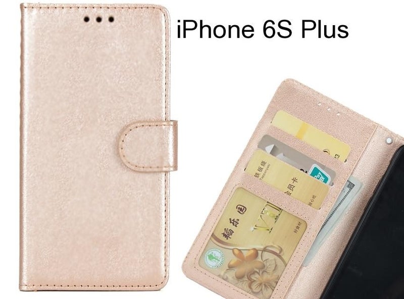 iPhone 6S Plus case magnetic flip leather wallet case Carousel 1