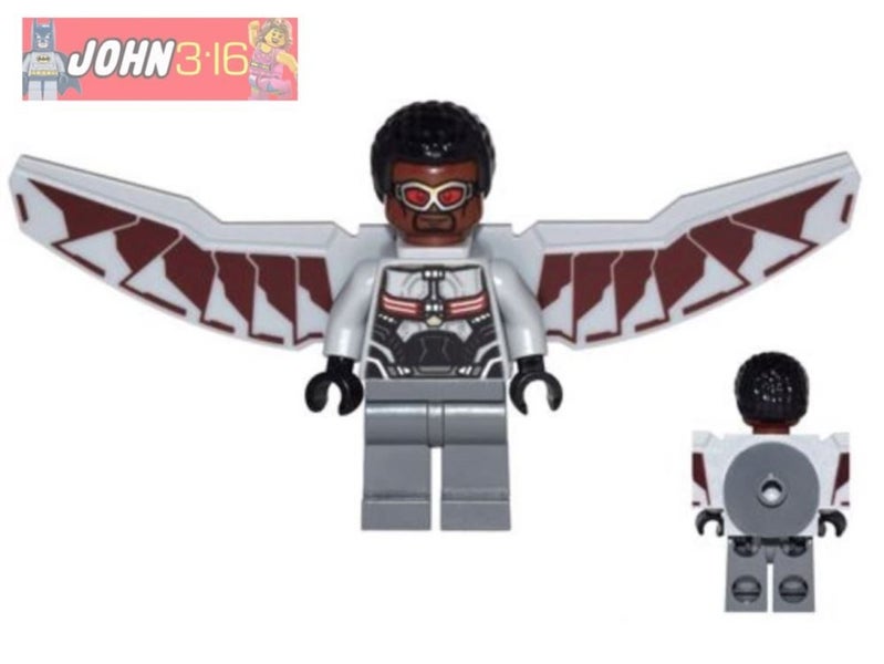 AWESOME SUPER HEROES LEGO MINIFIG - FALCON + BONUS Carousel 2
