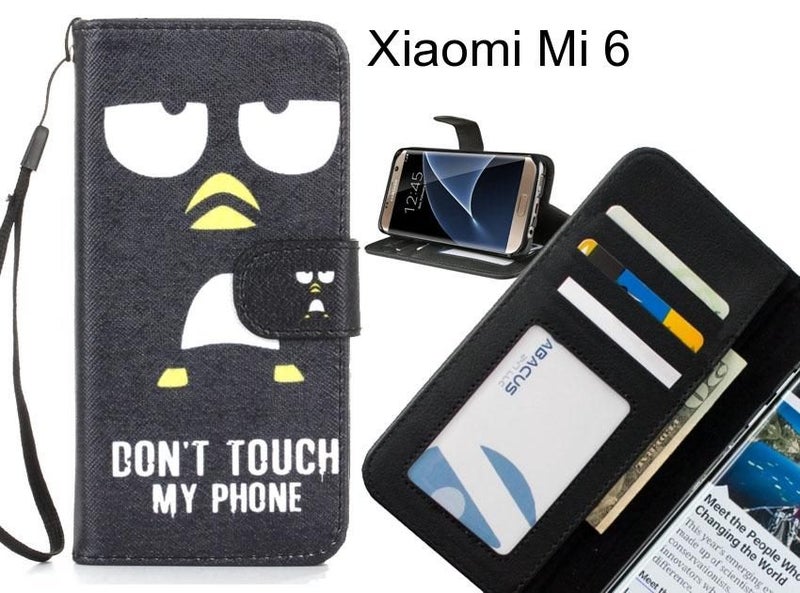 Xiaomi Mi 6 case 3 card leather wallet case printed ID Carousel 1