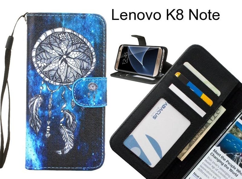 Lenovo K8 Note case card leather wallet case printed ID Trade