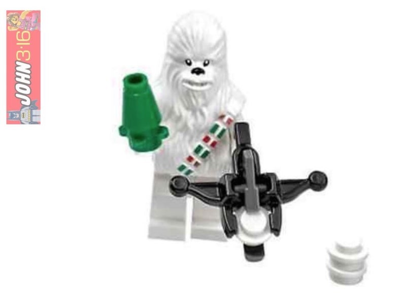 AWESOME LEGO STAR WARS MINIFIGURE - SNOW CHEWBACCA + BONUSES! Carousel 3