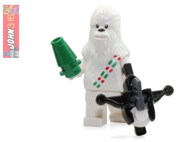 AWESOME LEGO STAR WARS MINIFIGURE - SNOW CHEWBACCA + BONUSES! Carousel 1