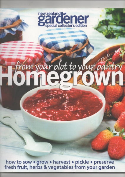 "Homegrown" Mags *Choose 2* Herbs, Toms, Berries, Veges, Recipes, Plot Pantry Carousel 2