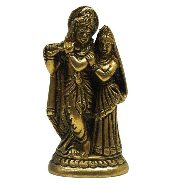 The Holy Ghost Electric Show Lord Radha Krishna Brass Statue