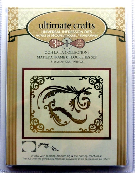 Ultimate Crafts Ooh La La Die Collection Matilda Frame & Florish Set ULT157562 Carousel 3