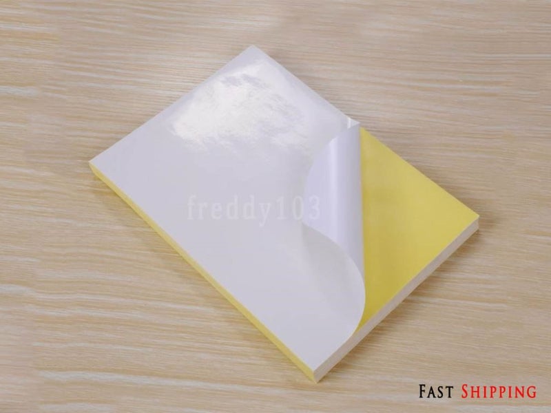 100 x A4 Label Self Adhesive Sticker Laser Printer Carousel 1