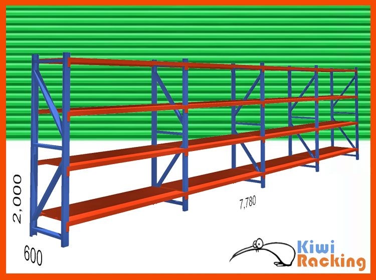 Heavy Duty Storage Shelving & Racking: 5.85L x 2H x 0.6D Carousel 5