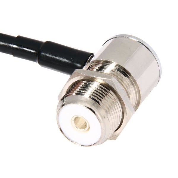 TECHOMAN 5 Metre Antenna Cable with SO239 on Base and BNC Plug for Radio Carousel 2