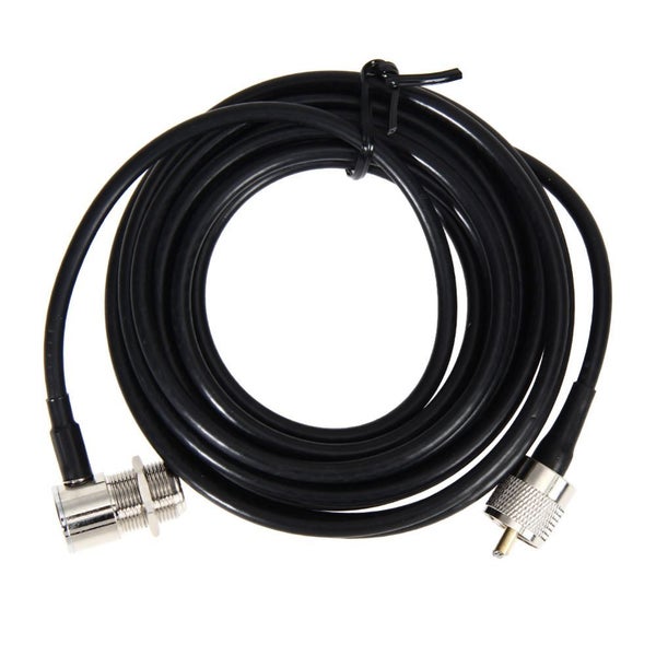 TECHOMAN 10 Metre Antenna Cable with SO239 on Base and PL259 for Radio Carousel 1