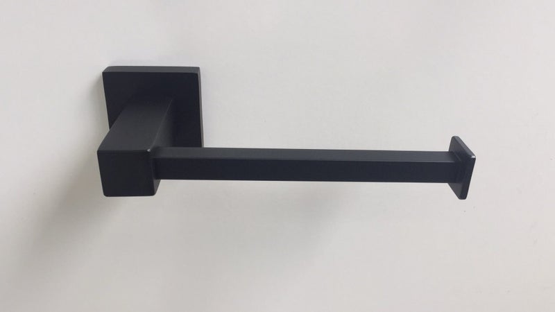 Matt Black Toilet Roll Holder Carousel 1
