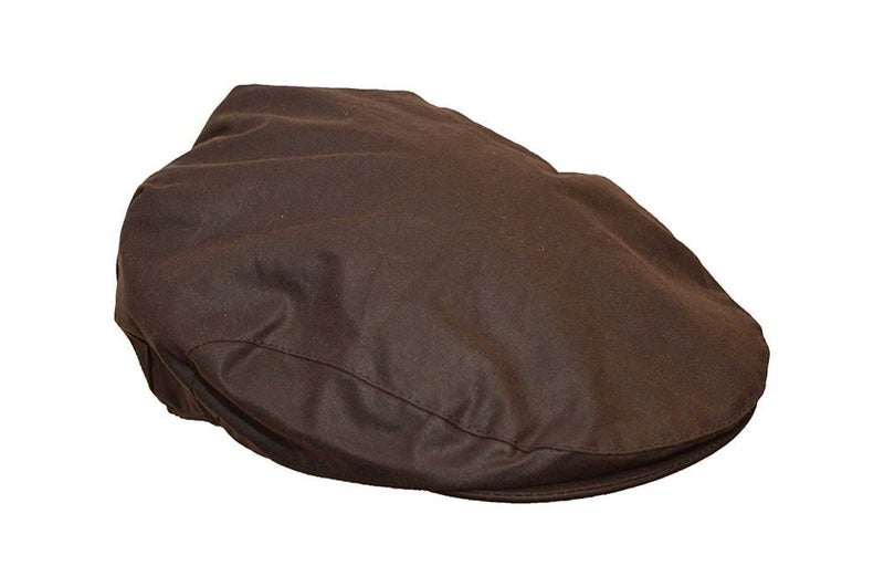 Flat Cap, Unisex, Waxed Cotton Hat, XL (60cm) Carousel 1