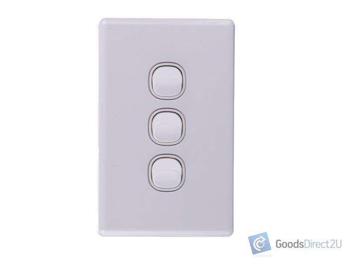 3 Switch - 3 Gang, 2 Way Vertical Switch - JAJ Carousel 1