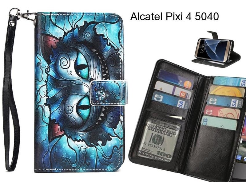 Alcatel Pixi 4 5040 case Multifunction wallet leather case Carousel 1