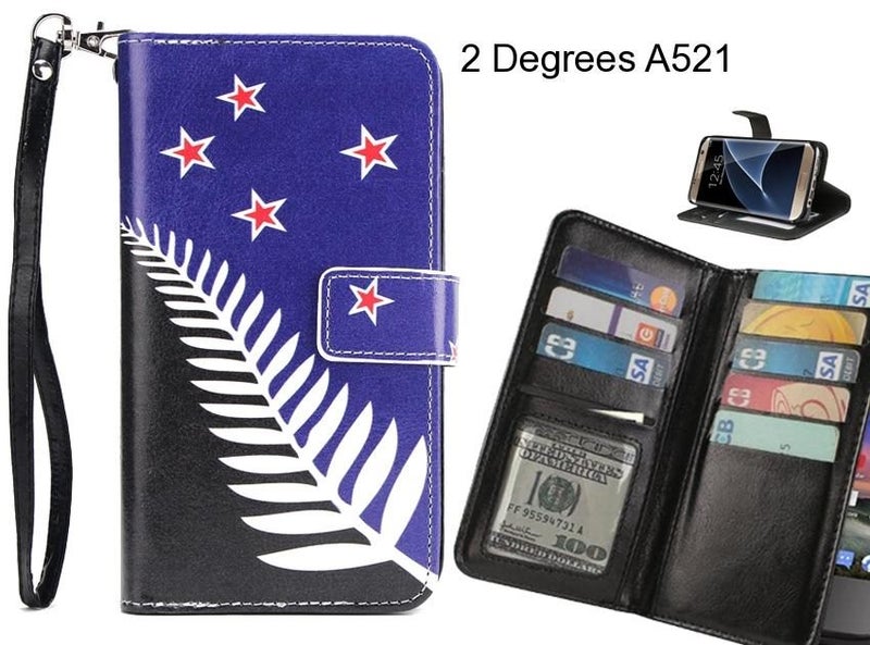 2 Degrees A521 case Multifunction wallet leather case Carousel 1