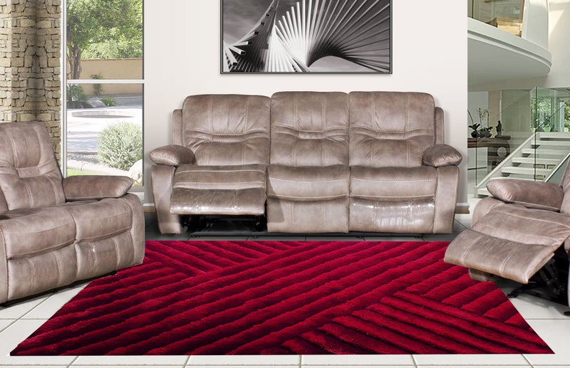 LIVEINSTYLE 3D CUT ART SILK AREA RUG #4006 2.9M X 2.0M Carousel 2