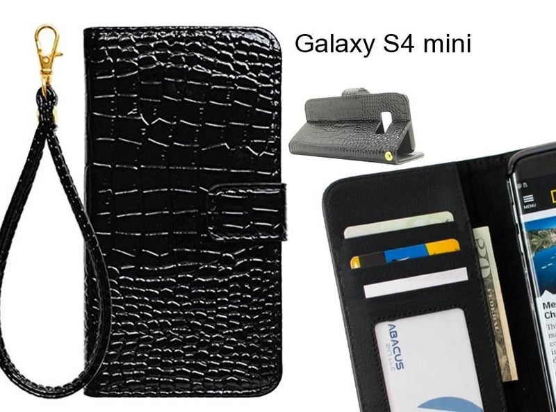 Galaxy S4 mini case Croco wallet Leather case Carousel 1