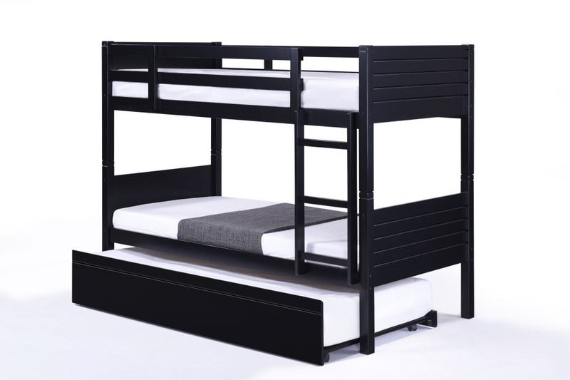 Trade Me Black Single Bunk Beds With Trundle Bed Frame