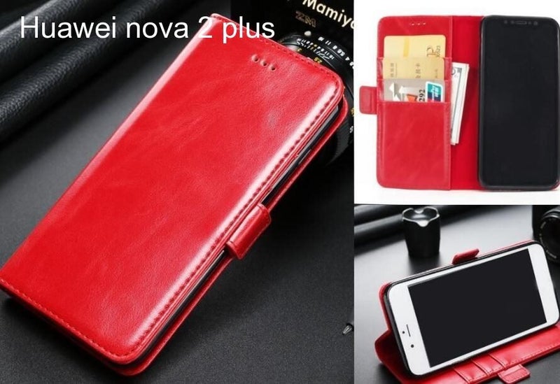 Huawei nova 2 plus case executive leather wallet case Carousel 1