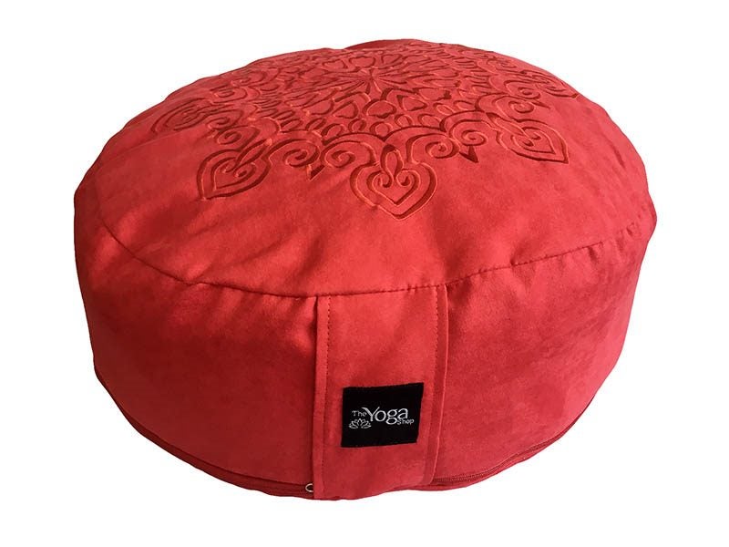 Zafu Meditation Cushion Red Carousel 1