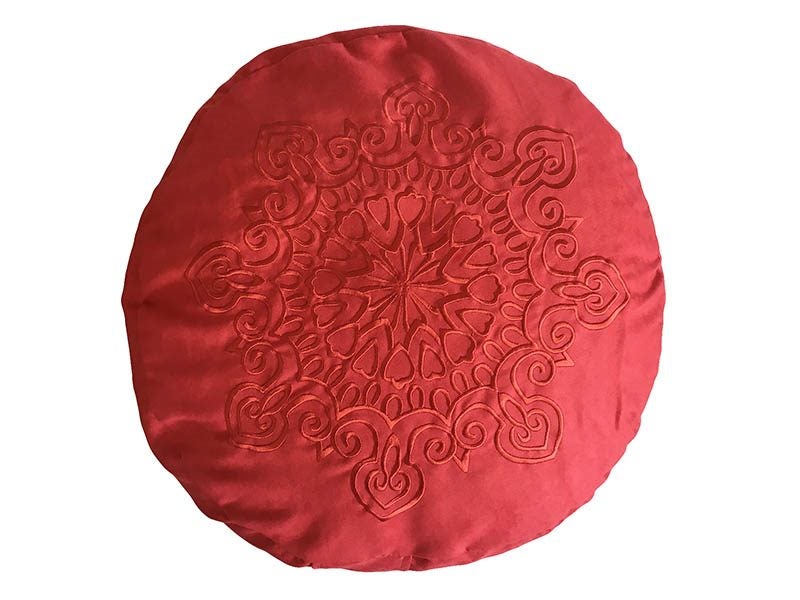Zafu Meditation Cushion Red Carousel 2