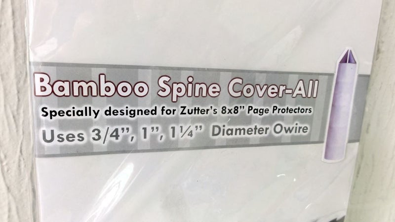 Zutter Products Zutter Bamboo Spine Cover-All Album White 220mmx250mm ZUT-2829 Carousel 2