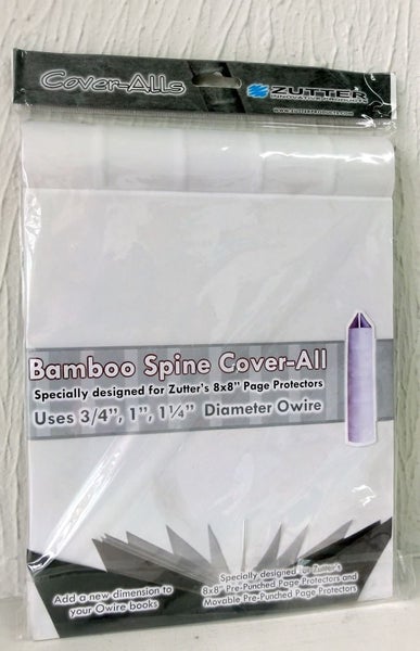Zutter Products Zutter Bamboo Spine Cover-All Album White 220mmx250mm ZUT-2829 Carousel 1