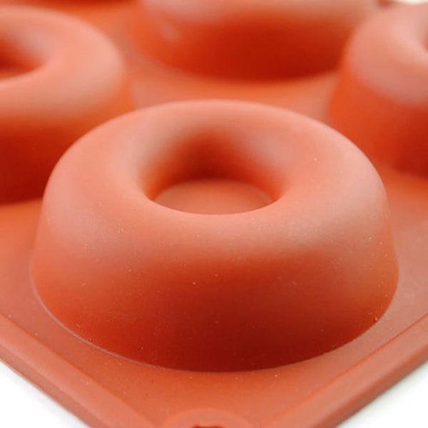 2 X Donut Mould (8 Cavity) Silicone Muffin Cups, Cake Baking Ring, Biscuit Mold Carousel 6