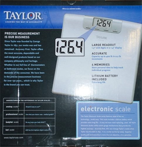 New Taylor 180kg Digital Electronic Scale large ABS platform free NZ post Carousel 1