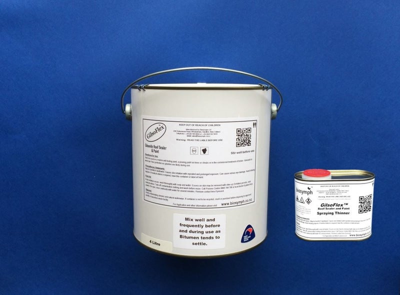 4L GilsoFlex Roof Paint + 0.5L Spraying Thinner Carousel 1