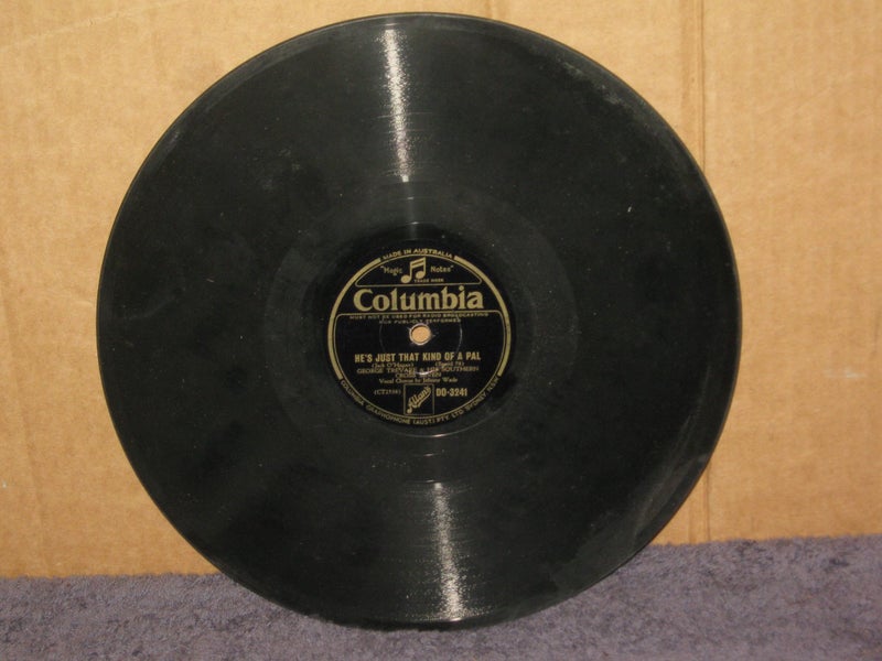 1948 ? George Tevare & His Southern Cross Seven 78rpm record Carousel 1