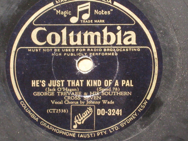 1948 ? George Tevare & His Southern Cross Seven 78rpm record Carousel 2