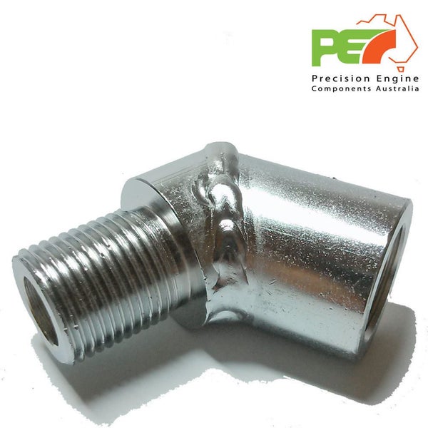 New Universal 125 Degree M18x1.5 Stainless Steel 18mm Oxygen Sensor O2 Extension