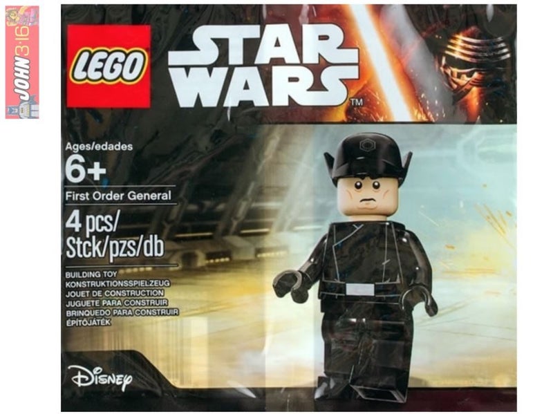 AWESOME LEGO STAR WARS MINIFIGURE - FIRST ORDER GENERAL in POLYBAG SET Carousel 1