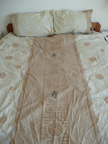 Stylish Oriental Queen Duvet Cover Set Trade Me