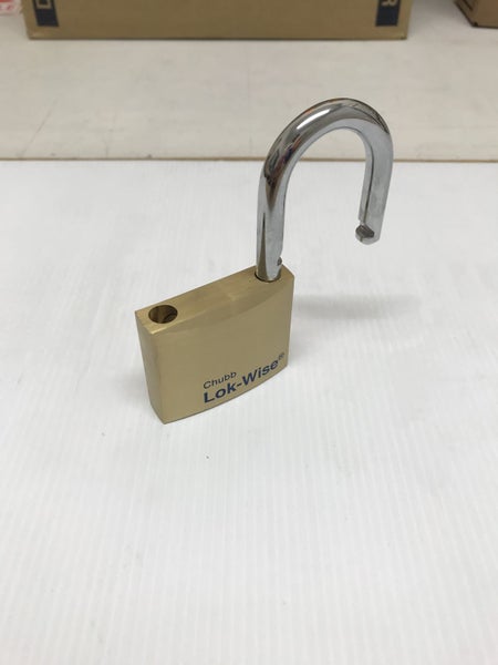 Chubb Lok-Wise Solid Brass Padlocks: C30 (Small) Carousel 3