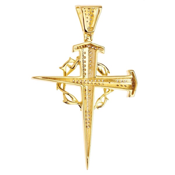 Premium Bling - 925 Sterling Silver CROSS Pendant Carousel 3