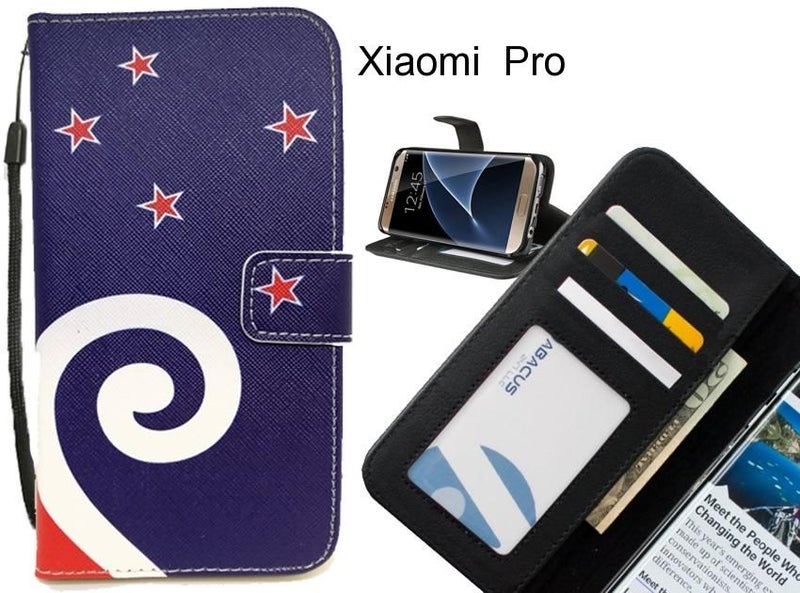 Xiaomi Pro case 3 card leather wallet case printed ID Carousel 1