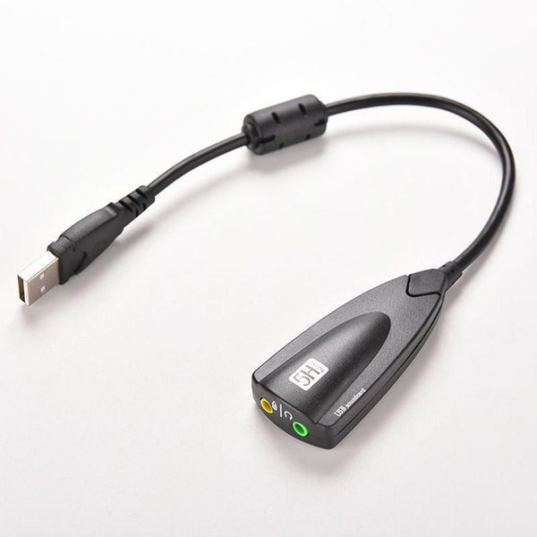 USB To 3.5mm Mic/Headphone Jack Stereo Headset Audio Adapter 7.1 Sound Card Carousel 1