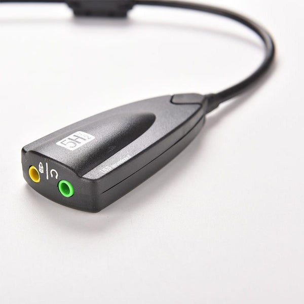 USB To 3.5mm Mic/Headphone Jack Stereo Headset Audio Adapter 7.1 Sound Card Carousel 2