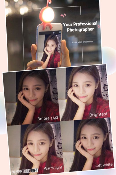 LED flashlight cellphone lens for selfie live broadcast Carousel 1