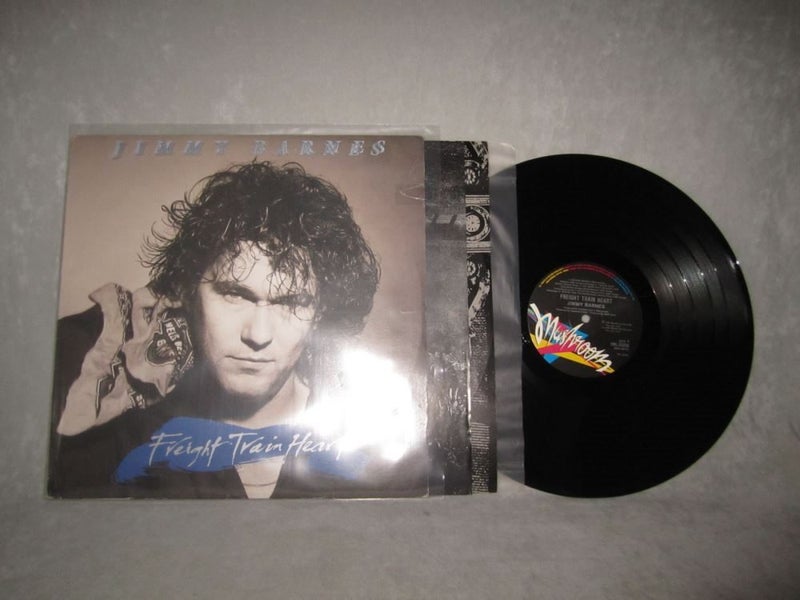 Jimmy Barnes Freight Train Heart Ex Vinyl Records Cleaned