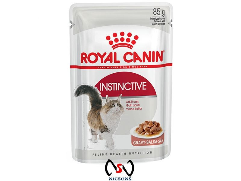 Royal Canin Adult Instinctive in Gray Wet Cat Food Pouch 85g*12 Carousel 1