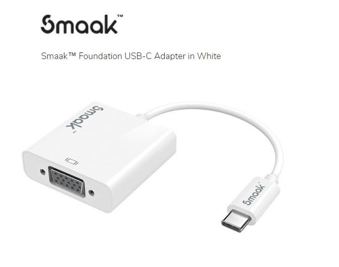 Smaak Foundation USB-C Adapter USB-C to VGA Carousel 1