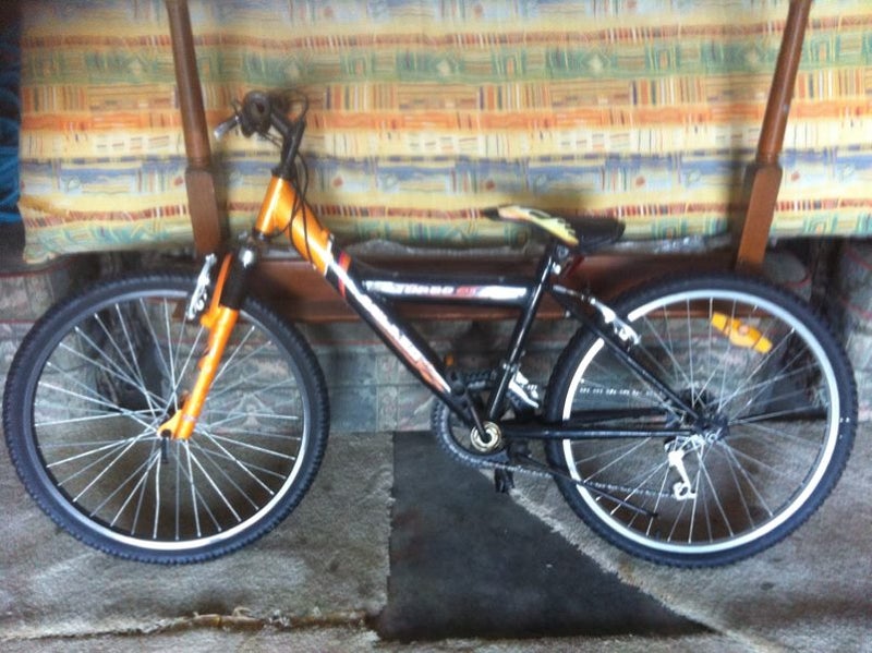 orange gt bike