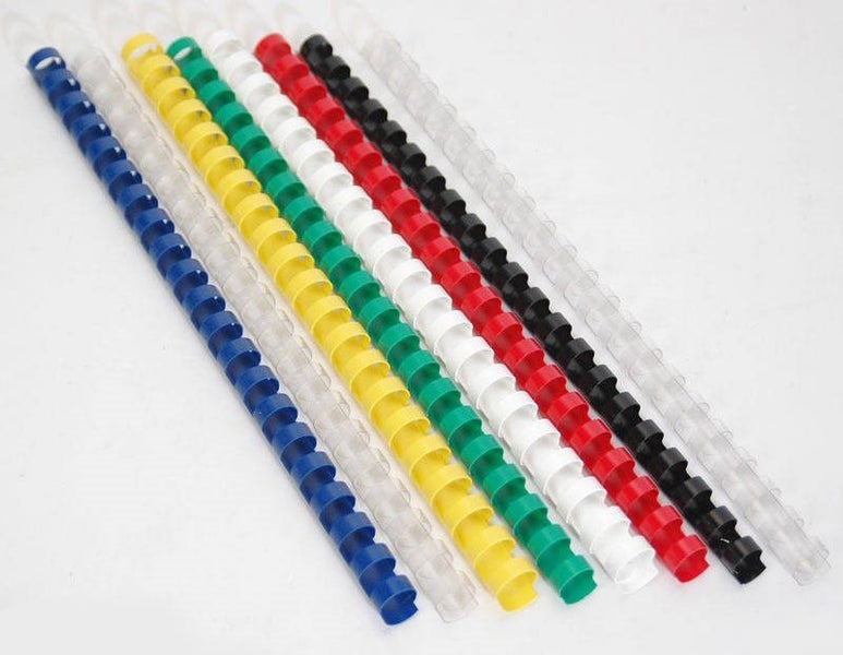 Binding Supply-Plastic Coil 100 pk 6mm Black $6.25 Carousel 2