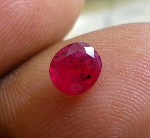 1.10CT UNHEATED BIG 100% NATURAL TOP RED RUBY Carousel 1