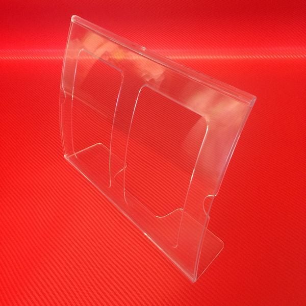 Leanback Curved Menu/Sign Holder A4 Landscape Display Carousel 1
