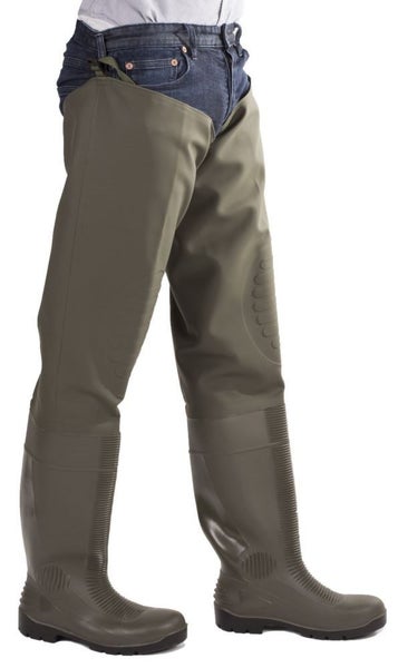 waders with steel toe caps