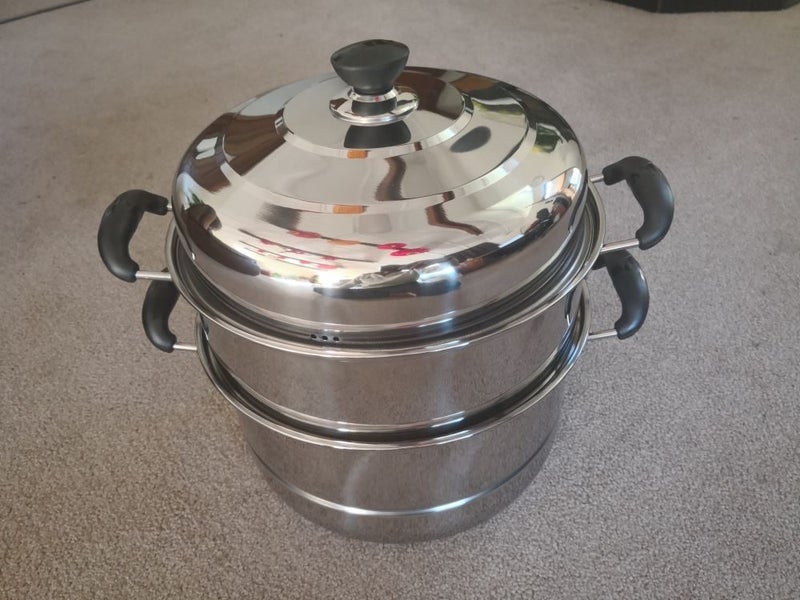 Steamer Stainless Steel 32cm Steamer Cooker Pot Carousel 1